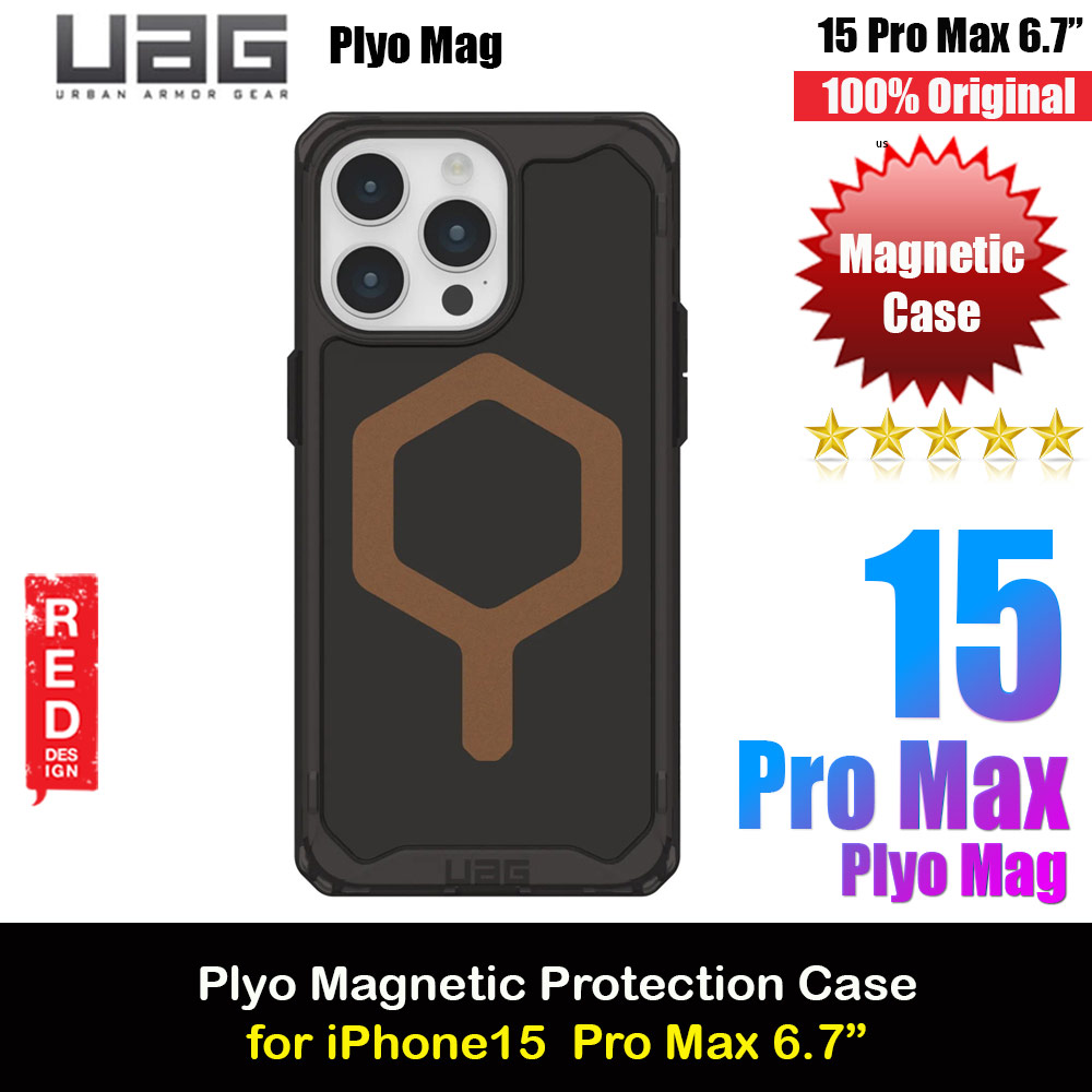 Picture of UAG Plyo Magsafe Compatible Drop Proof Shock Impact Resistant Transparent Clear Case for iPhone 15 Pro Max 6.7 (Black Bronze) iPhone Cases - iPhone 14 Pro Max , iPhone 13 Pro Max, Galaxy S23 Ultra, Google Pixel 7 Pro, Galaxy Z Fold 4, Galaxy Z Flip 4 Cases Malaysia,iPhone 12 Pro Max Cases Malaysia, iPad Air ,iPad Pro Cases and a wide selection of Accessories in Malaysia, Sabah, Sarawak and Singapore. 