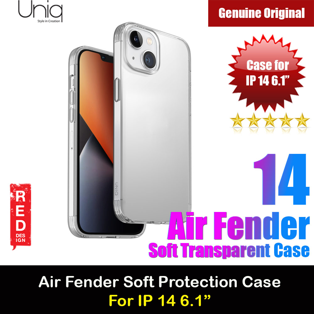 Picture of Uniq Air Fender Slim Ultra Light Flex Soft Drop Protection Case for iPhone 14 6.1 (Nule Transparent Clear) Apple iPhone 14 6.1- Apple iPhone 14 6.1 Cases, Apple iPhone 14 6.1 Covers, iPad Cases and a wide selection of Apple iPhone 14 6.1 Accessories in Malaysia, Sabah, Sarawak and Singapore 