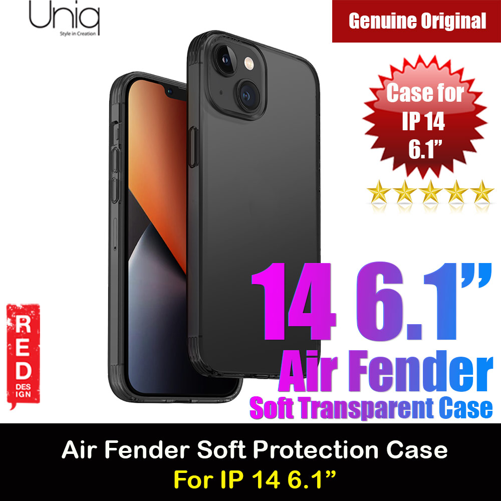 Picture of Uniq Air Fender Slim Ultra Light Flex Soft Drop Protection Case for iPhone 14 6.1 (Grey Tinted) Apple iPhone 14 6.1- Apple iPhone 14 6.1 Cases, Apple iPhone 14 6.1 Covers, iPad Cases and a wide selection of Apple iPhone 14 6.1 Accessories in Malaysia, Sabah, Sarawak and Singapore 