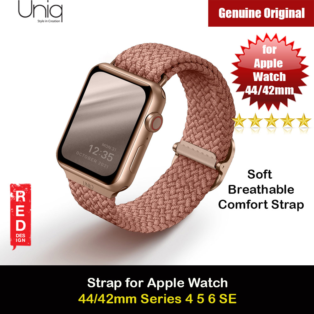 Picture of Uniq Aspen Woven Soft Breathable Comfort Strap for Apple Watch 42mm 44mm Series 1 2 3 4 5 6 SE Nike (Pink) Apple Watch 42mm- Apple Watch 42mm Cases, Apple Watch 42mm Covers, iPad Cases and a wide selection of Apple Watch 42mm Accessories in Malaysia, Sabah, Sarawak and Singapore 