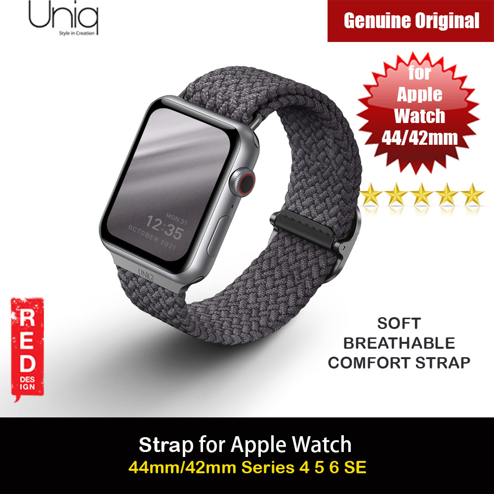 Picture of Uniq Aspen Woven Soft Breathable Comfort Strap for Apple Watch 42mm 44mm Series 1 2 3 4 5 6 SE Nike (Grey) Apple Watch 42mm- Apple Watch 42mm Cases, Apple Watch 42mm Covers, iPad Cases and a wide selection of Apple Watch 42mm Accessories in Malaysia, Sabah, Sarawak and Singapore 