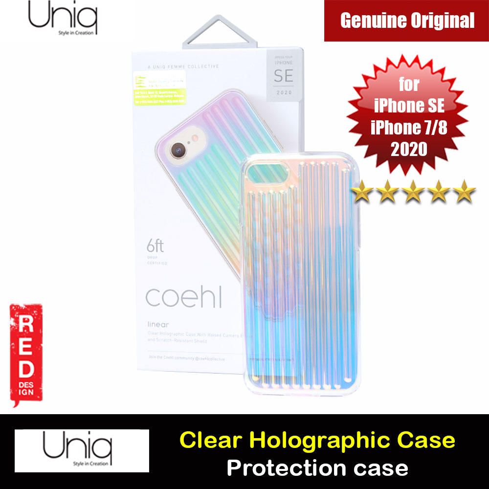 Picture of Uniq Coehl Clear Holography  Protection Case Colorful Case for iPhone SE 2020 iPhone 7 iPhone 8 iPhone SE 2022 (Linear) Apple iPhone 7 4.7- Apple iPhone 7 4.7 Cases, Apple iPhone 7 4.7 Covers, iPad Cases and a wide selection of Apple iPhone 7 4.7 Accessories in Malaysia, Sabah, Sarawak and Singapore 