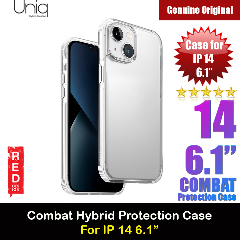 Picture of Uniq Combat Hybrid Ultra Tough Drop Protection Case for iPhone 14 6.1 (Blanc White) Apple iPhone 14 6.1- Apple iPhone 14 6.1 Cases, Apple iPhone 14 6.1 Covers, iPad Cases and a wide selection of Apple iPhone 14 6.1 Accessories in Malaysia, Sabah, Sarawak and Singapore 