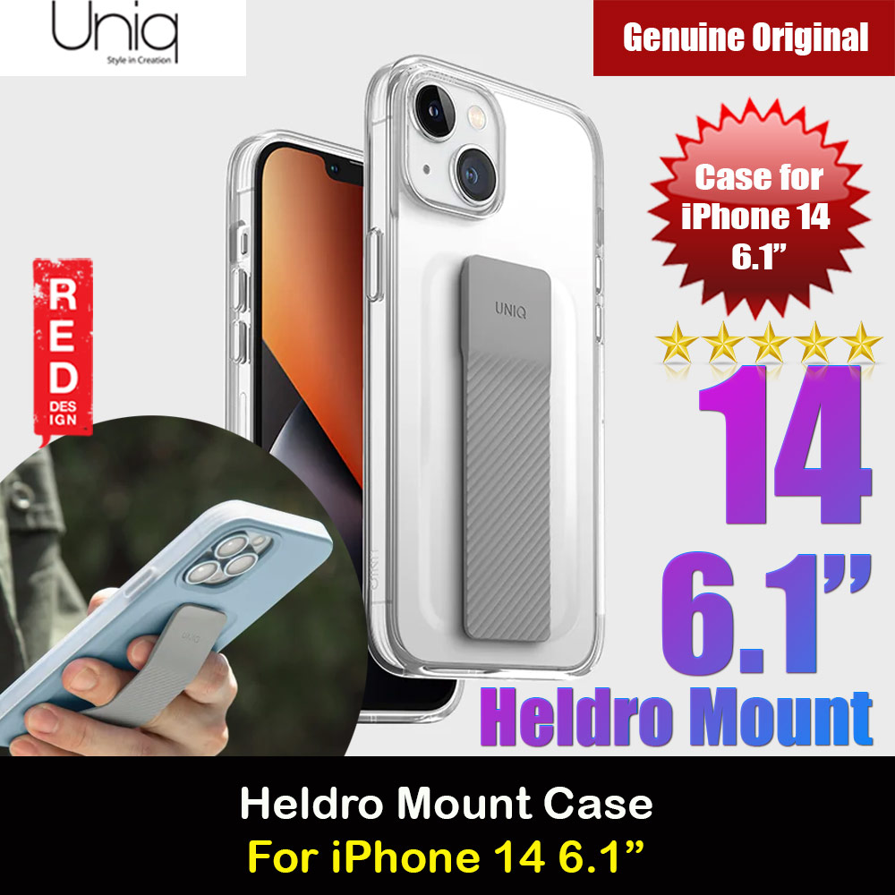 Picture of Uniq Heldro Mount Hand Grip Design Drop Protection Case for iPhone 14 6.1 (Lucent Clear) iPhone Cases - iPhone 14 Pro Max , iPhone 13 Pro Max, Galaxy S23 Ultra, Google Pixel 7 Pro, Galaxy Z Fold 4, Galaxy Z Flip 4 Cases Malaysia,iPhone 12 Pro Max Cases Malaysia, iPad Air ,iPad Pro Cases and a wide selection of Accessories in Malaysia, Sabah, Sarawak and Singapore. 