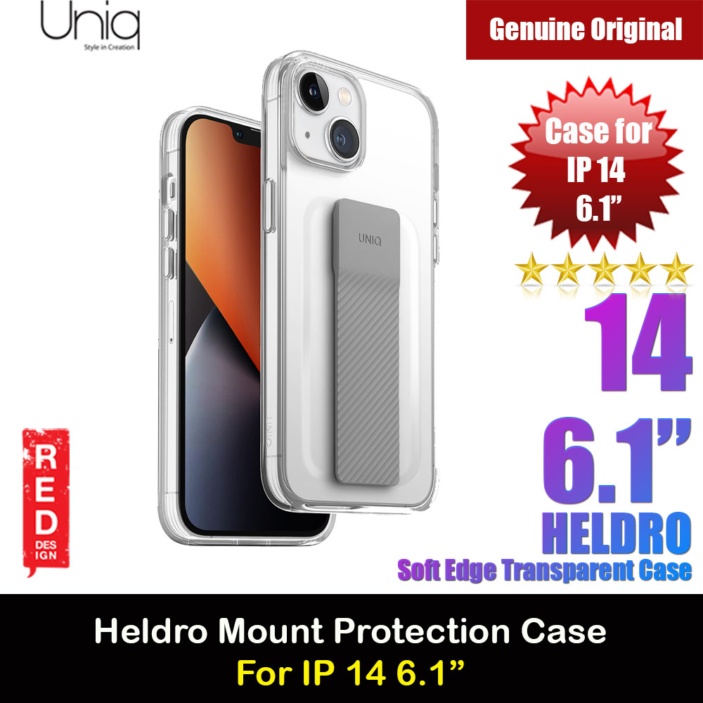 Picture of Uniq Heldro Free Grip Flex Grip Sporty Drop Protection Case with Wrist Strap for iPhone 14 6.1 (Lucent Clear) Apple iPhone 14 6.1- Apple iPhone 14 6.1 Cases, Apple iPhone 14 6.1 Covers, iPad Cases and a wide selection of Apple iPhone 14 6.1 Accessories in Malaysia, Sabah, Sarawak and Singapore 