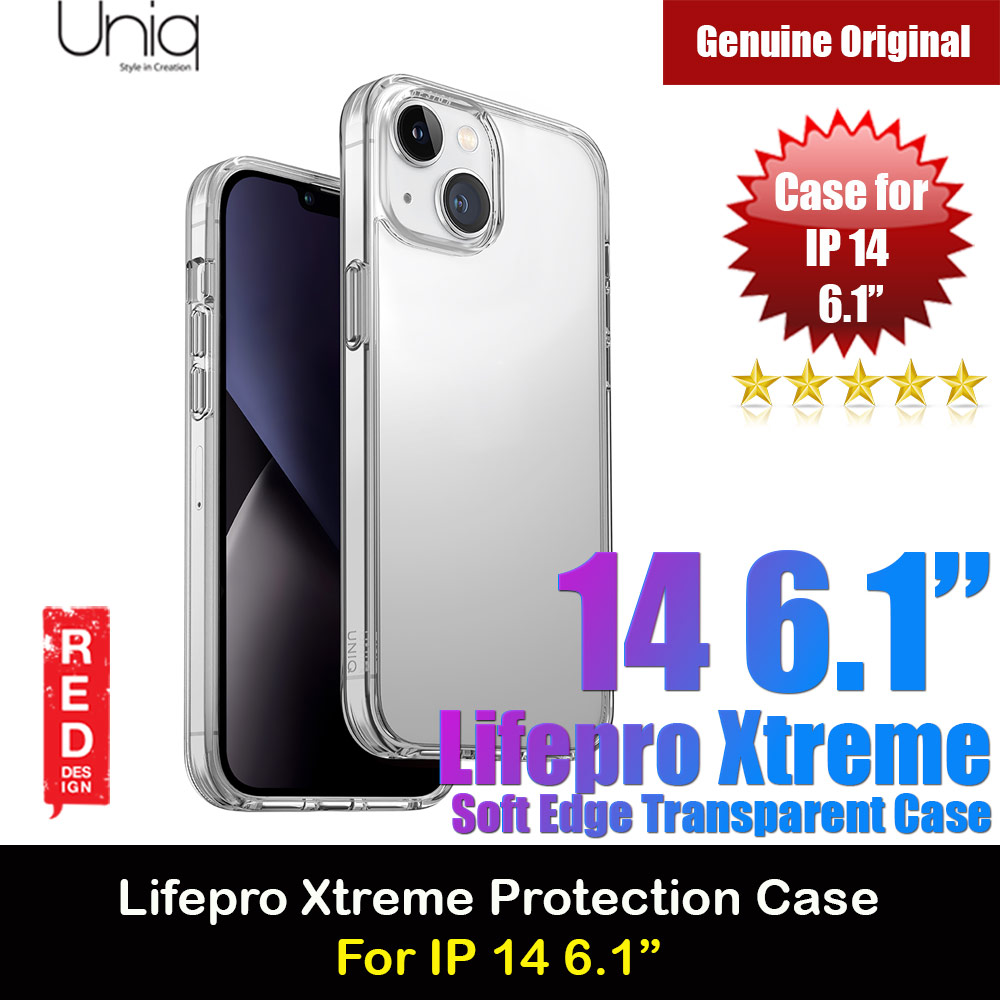 Picture of Uniq LifePro Xtreme Drop Protection Case for iPhone 14 6.1 (Clear) Apple iPhone 14 6.1- Apple iPhone 14 6.1 Cases, Apple iPhone 14 6.1 Covers, iPad Cases and a wide selection of Apple iPhone 14 6.1 Accessories in Malaysia, Sabah, Sarawak and Singapore 