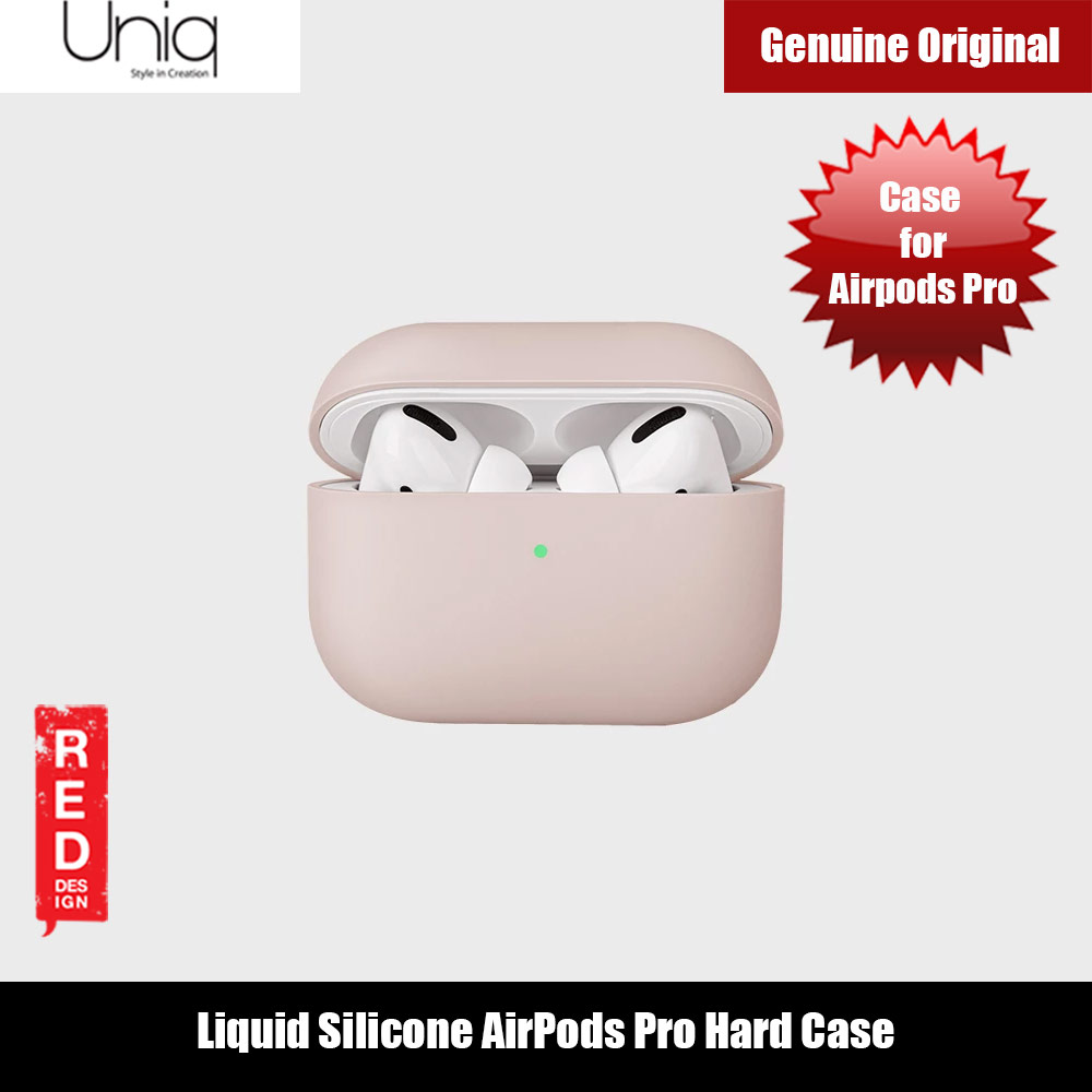 Picture of Uniq Lino Thin Drop Protection Liquid Silicone Hard Case for Airpods Pro (Pink Blush) Apple Airpods Pro- Apple Airpods Pro Cases, Apple Airpods Pro Covers, iPad Cases and a wide selection of Apple Airpods Pro Accessories in Malaysia, Sabah, Sarawak and Singapore 