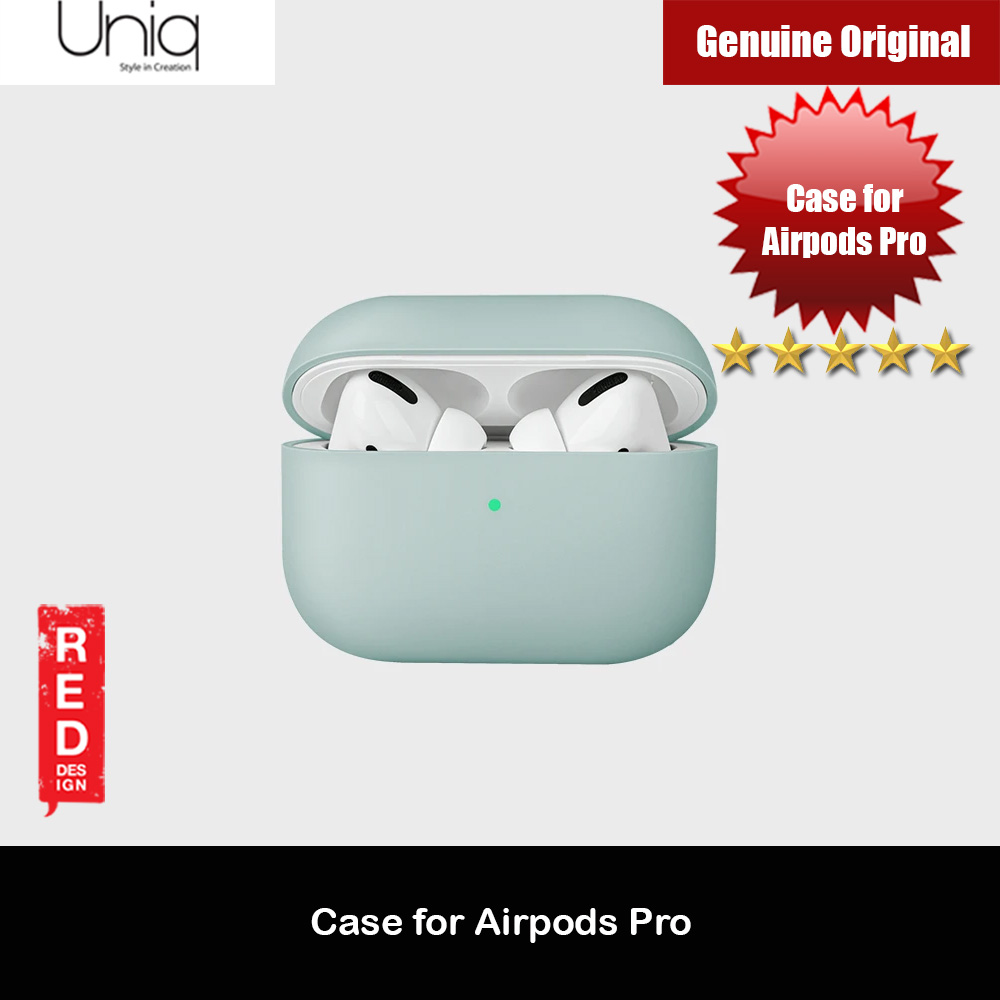 Picture of Uniq Lino Thin Drop Protection Liquid Silicone Hard Case for Airpods Pro (Green) Apple Airpods Pro- Apple Airpods Pro Cases, Apple Airpods Pro Covers, iPad Cases and a wide selection of Apple Airpods Pro Accessories in Malaysia, Sabah, Sarawak and Singapore 