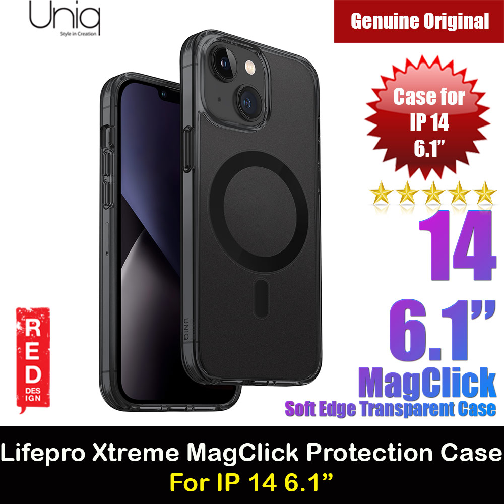 Picture of Uniq MagClick LifePro Xtreme Drop Protection Magsafe Compatible Magnetic Case for iPhone 14 6.1 (Magsafe Compatible Smoke) Apple iPhone 14 6.1- Apple iPhone 14 6.1 Cases, Apple iPhone 14 6.1 Covers, iPad Cases and a wide selection of Apple iPhone 14 6.1 Accessories in Malaysia, Sabah, Sarawak and Singapore 