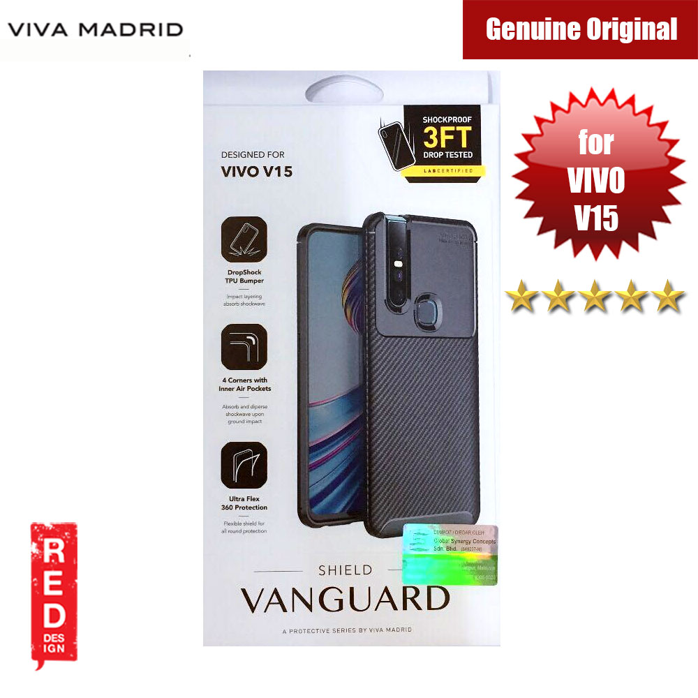 Picture of Viva Madrid Vanguard Drop ShockProof Protection Case for Vivo V15 (Black) iPhone Cases - iPhone 14 Pro Max , iPhone 13 Pro Max, Galaxy S23 Ultra, Google Pixel 7 Pro, Galaxy Z Fold 4, Galaxy Z Flip 4 Cases Malaysia,iPhone 12 Pro Max Cases Malaysia, iPad Air ,iPad Pro Cases and a wide selection of Accessories in Malaysia, Sabah, Sarawak and Singapore. 