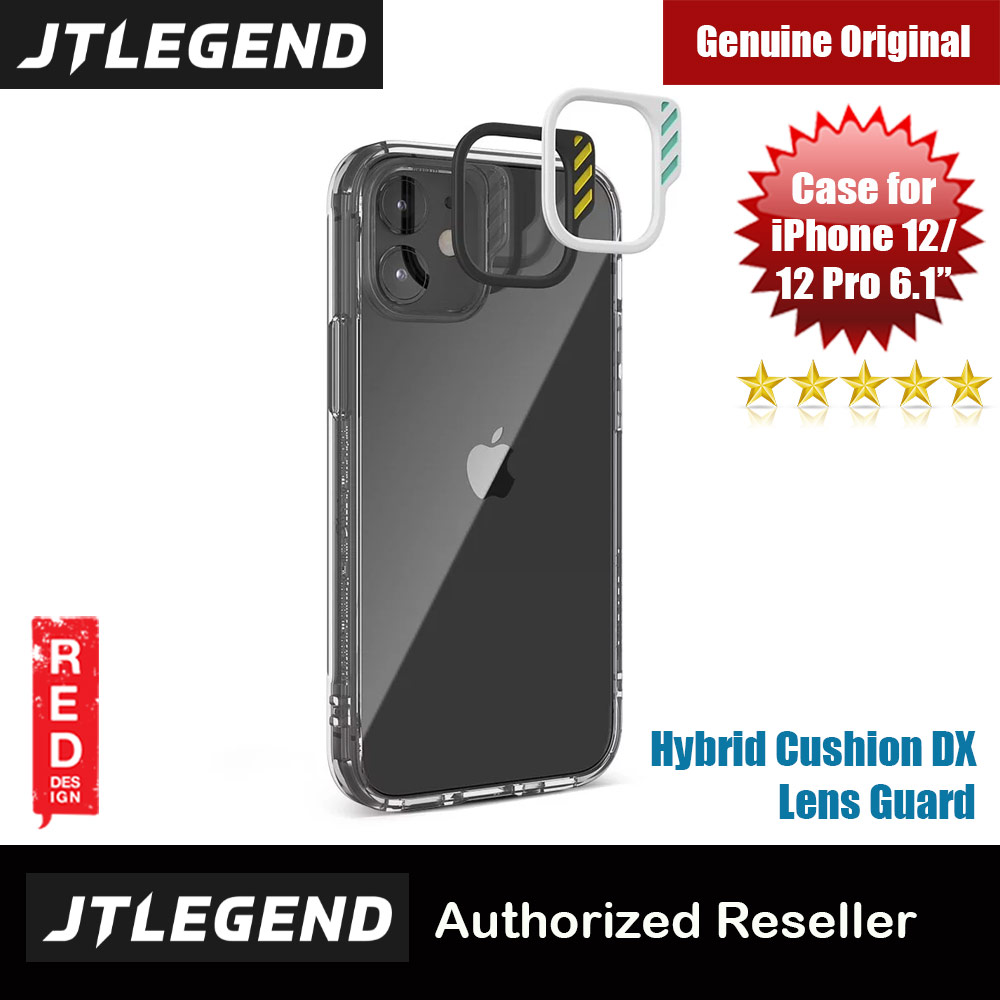 Picture of Apple iPhone 12 6.1 Case | JTLEGEND Hybrid Cushion DX Drop Protection Case with Camera Lens Protection Raised Bezel Sound Enhancement Design Case for iPhone 12 iPhone 12 Pro 6.1 (Crystal)