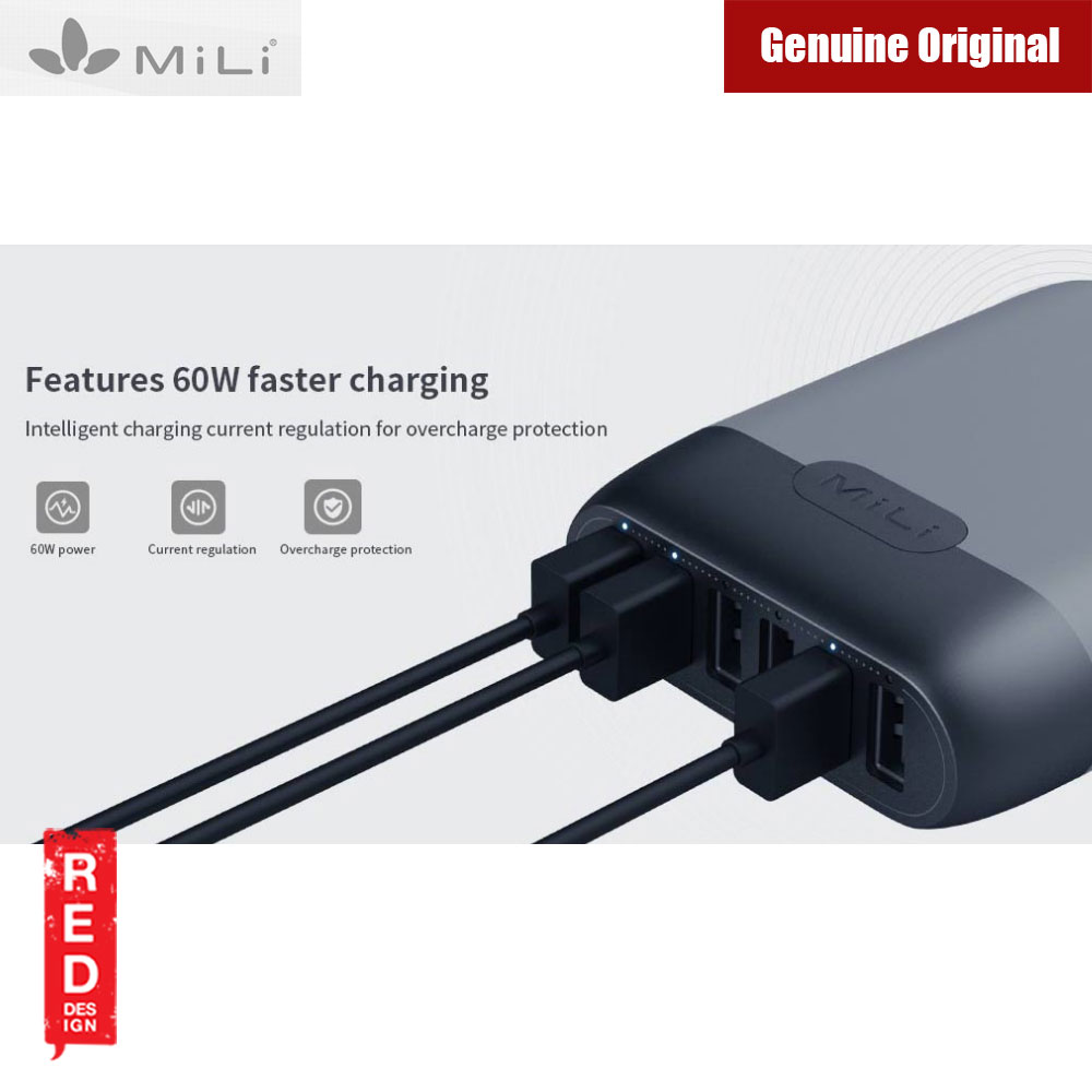 Picture of Mili Charger Station III 6 port Charger PD quick charge your Phone Tablet and New MacBook