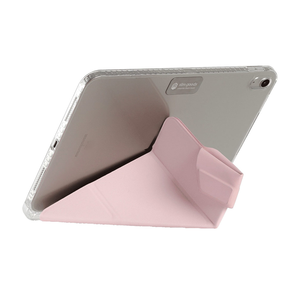 Picture of Apple iPad 10th Gen 10.9\" 2022 Case | STM OPP Flip Cover Stand Case for Apple iPad 10.9 10th Gen 2022 (Pink)