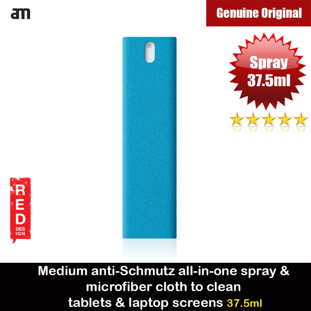 Picture of AM Get Clean SPRAY Microfiber and Spray 2 in 1 Screen Cleaner for iPhones iPads Smartphones Tablets Laptops 37.5ml (Blue)