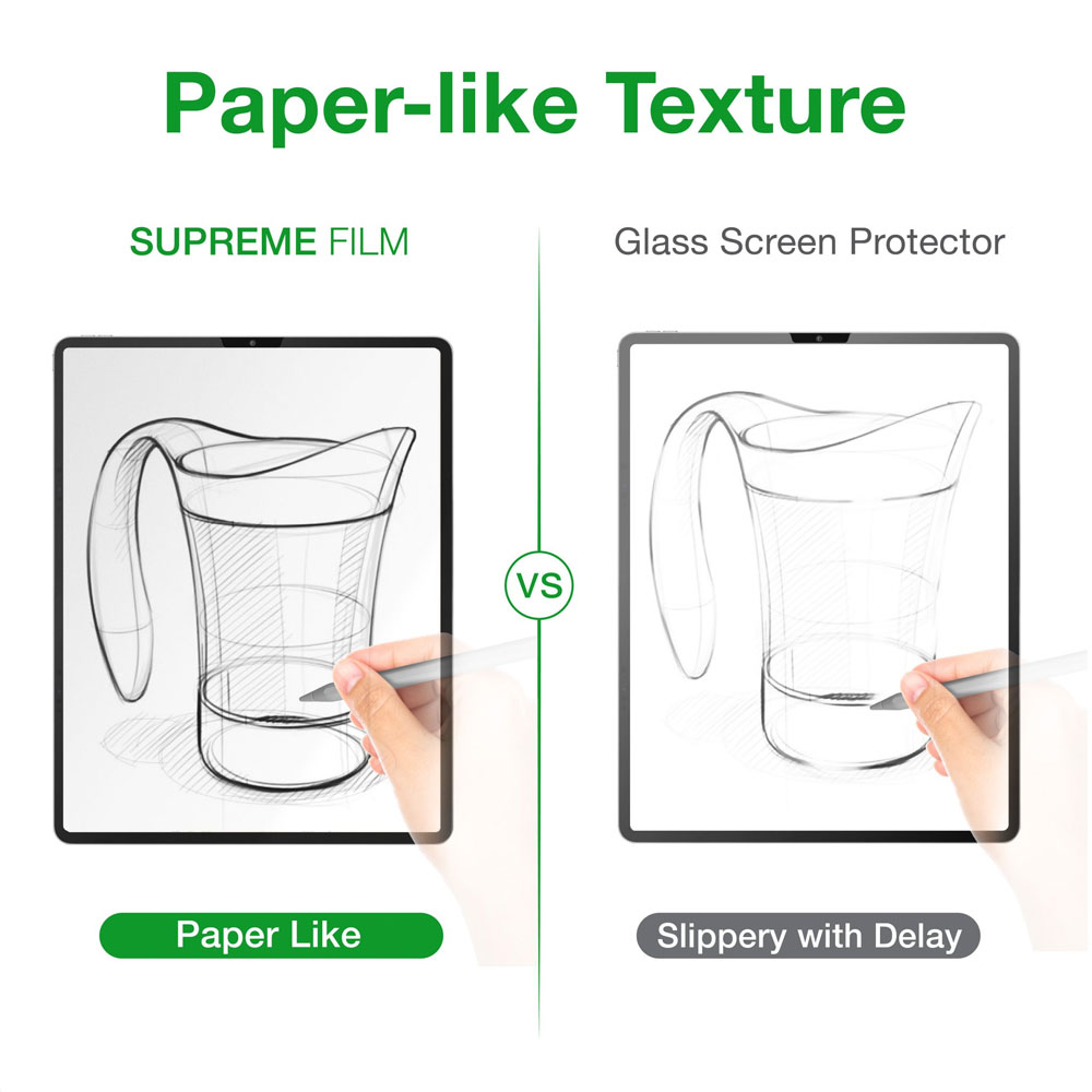 Picture of Apple iPad 10.2 7th gen 2019 Screen Protector | Amazingthing Supreme Film Tailored Make for Digital Artist Anti Glare Matte Drawing Film Paper Like Screen Protector for Apple iPad 10.2 2019 2020