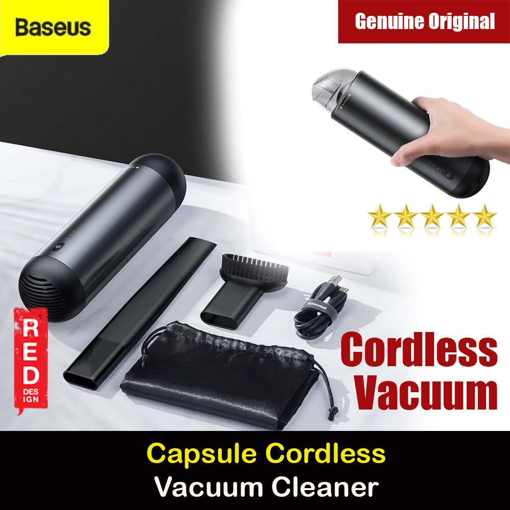 Picture of Baseus Mini and Portable Strong Suction Rechargable Cordless Wireless Wire Free Car Vacuum Cleaner Bed Vacuum Cleaner Sofa Vacuum Cleaner (Black)