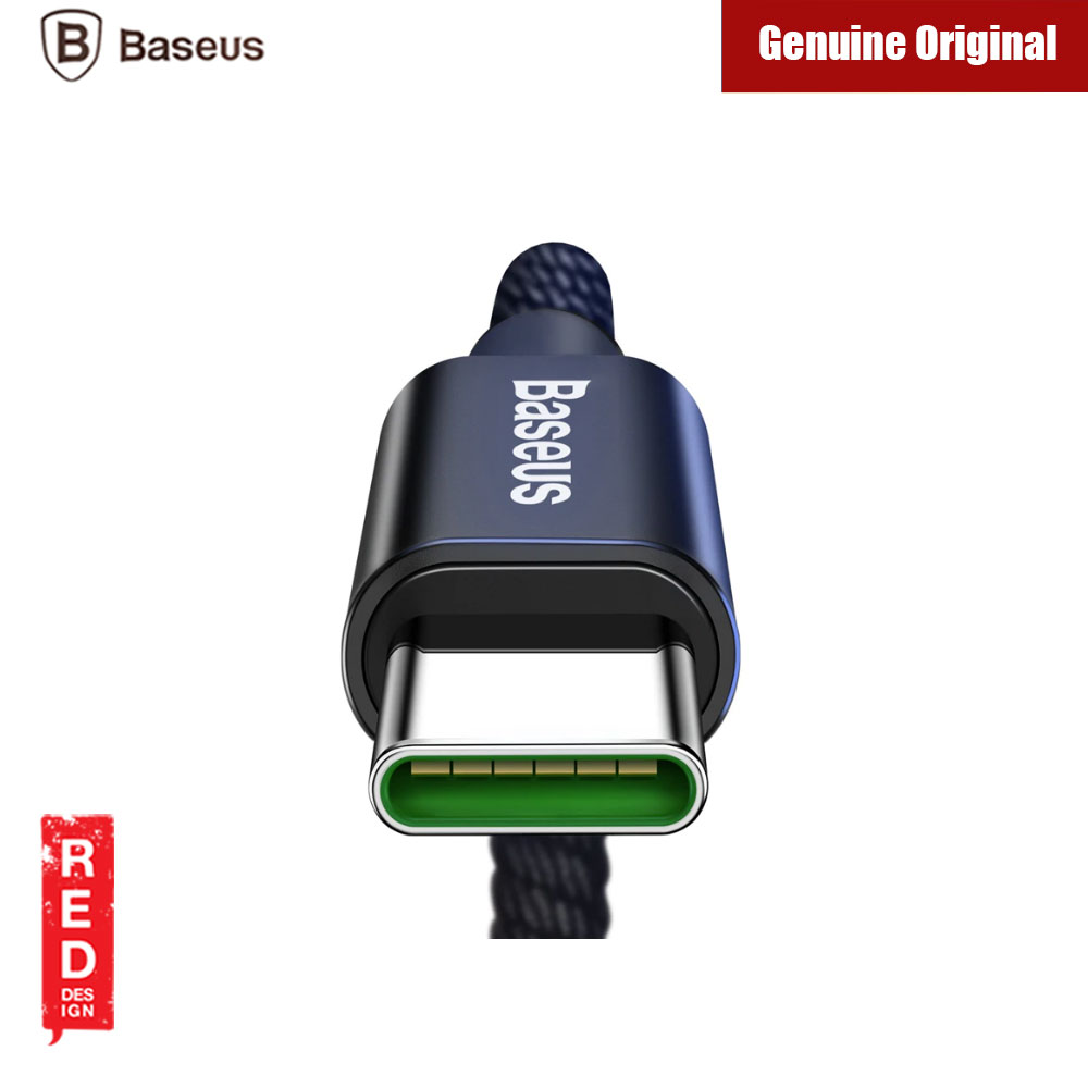 Picture of Baseus Double Fast Charging Series Type C 5A Cable support Huawei Super Charge (Black)