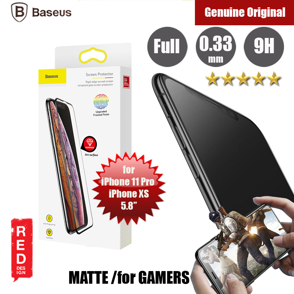 Picture of Apple iPhone 11 Pro 5.8  | Baseus Full Coverage Tempered Glass for Apple iPhone XS iPhone X iPhone 11 Pro 5.8