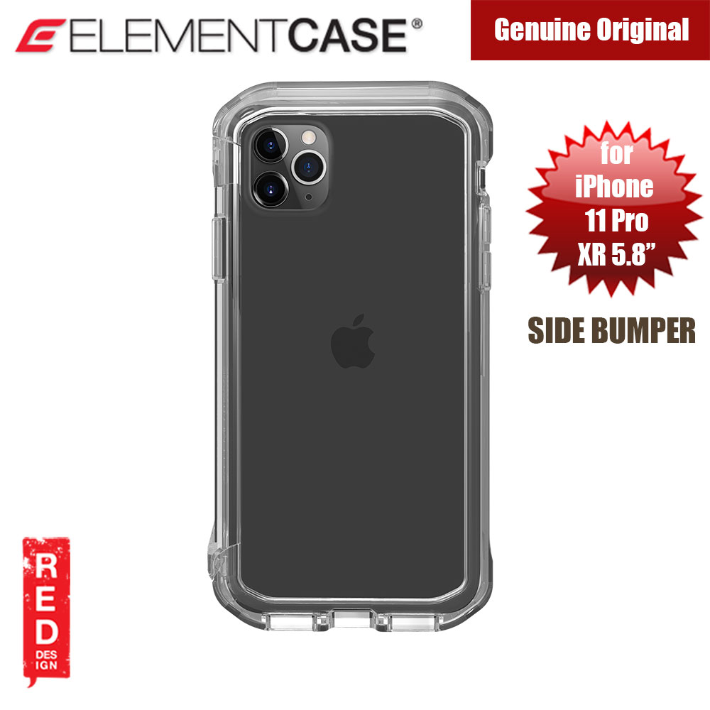 Picture of Apple iPhone 11 Pro 5.8 Case | Element Case Rail Series Drop Protection Bumper for iPhone 11 Pro iPhone XS iPhone X 5.8 (Clear)