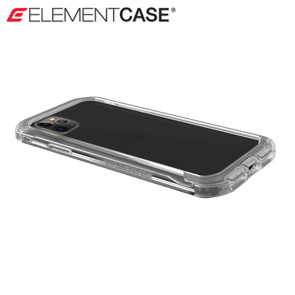Picture of Apple iPhone 11 Pro 5.8 Case | Element Case Rail Series Drop Protection Bumper for iPhone 11 Pro iPhone XS iPhone X 5.8 (Clear)