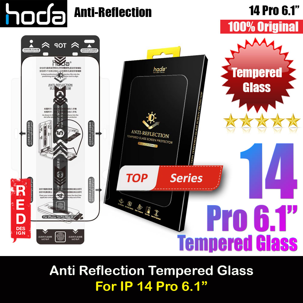 Picture of Apple iPhone 14 Pro 6.1 Screen Protector | Hoda 0.33mm 2.5D Full Coverage Gamer Matte Tempered Glass Screen Protector for Apple iPhone 14 Pro 6.1 (Privacy)