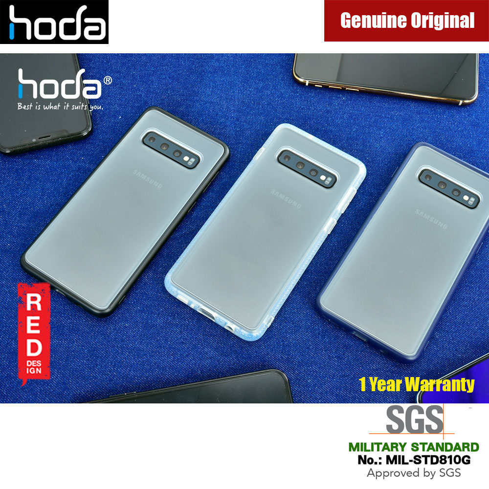 Picture of Samsung Galaxy S10 Case | Hoda Military Standard Rough Case for Samsung Galaxy S10 (Dark Blue)