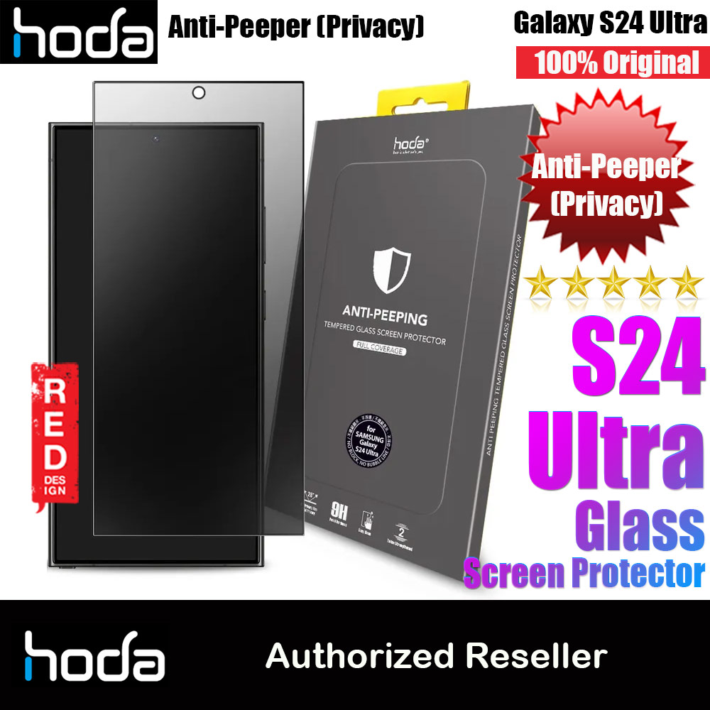 Picture of Samsung Galaxy S24 Ultra Screen Protector | Hoda Full Coverage Anti Peep Anti View Privacy Tempered Glass Screen Protector for Samsung Galaxy S24 Ultra (Anti Peep Anti View Privacy)