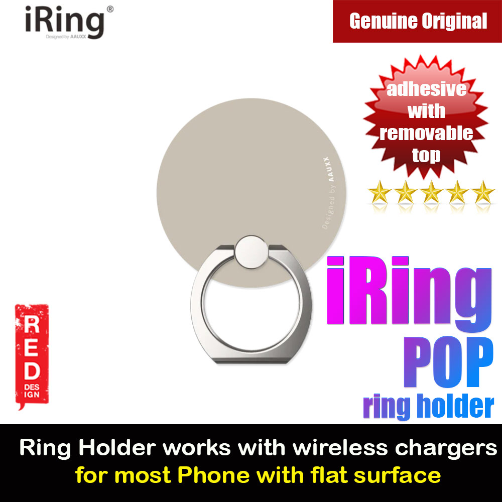 Picture of AAUXX iRing Pop Ring Holder Phone Grip and Kickstand Stand Work with wireless charging (Rose Brown)