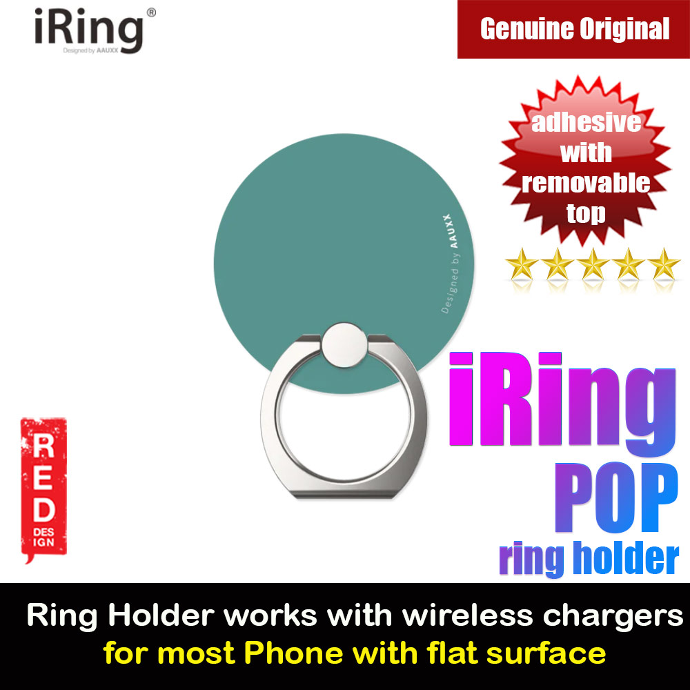 Picture of AAUXX iRing Pop Ring Holder Phone Grip and Kickstand Stand Work with wireless charging (Turkish Green)