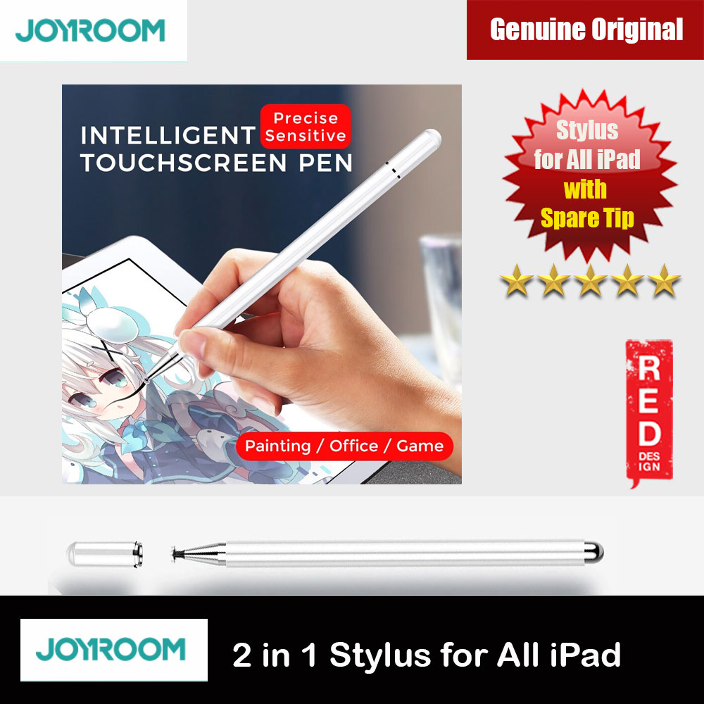 Picture of Joyroom Capacitive Touch Pen Stylus for iPads iPad Pro Tablets 175mm with Extra Tip (Black)