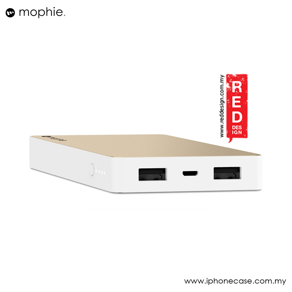 Picture of Mophie Powerstation Power Bank for Smartphones Tablets and USB Devices (6000mAh Gold)