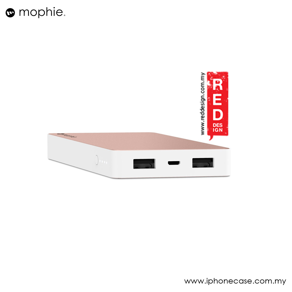 Picture of Mophie Powerstation Power Bank for Smartphones Tablets and USB Devices (6000mAh Rose Gold)
