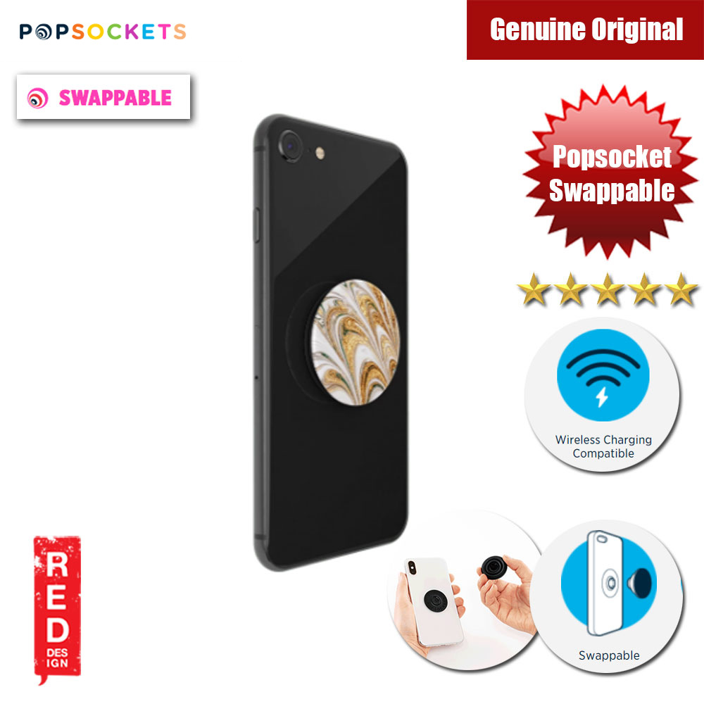 Picture of Popsockets PopGrip Swappable (Golden Ripple)