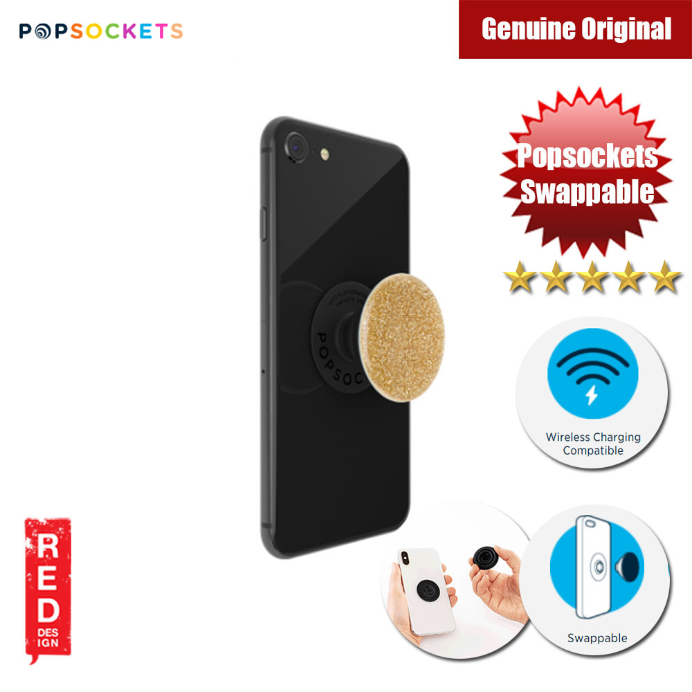 Picture of Popsockets PopGrip Swappable Premium Collection (Glitter Gold)