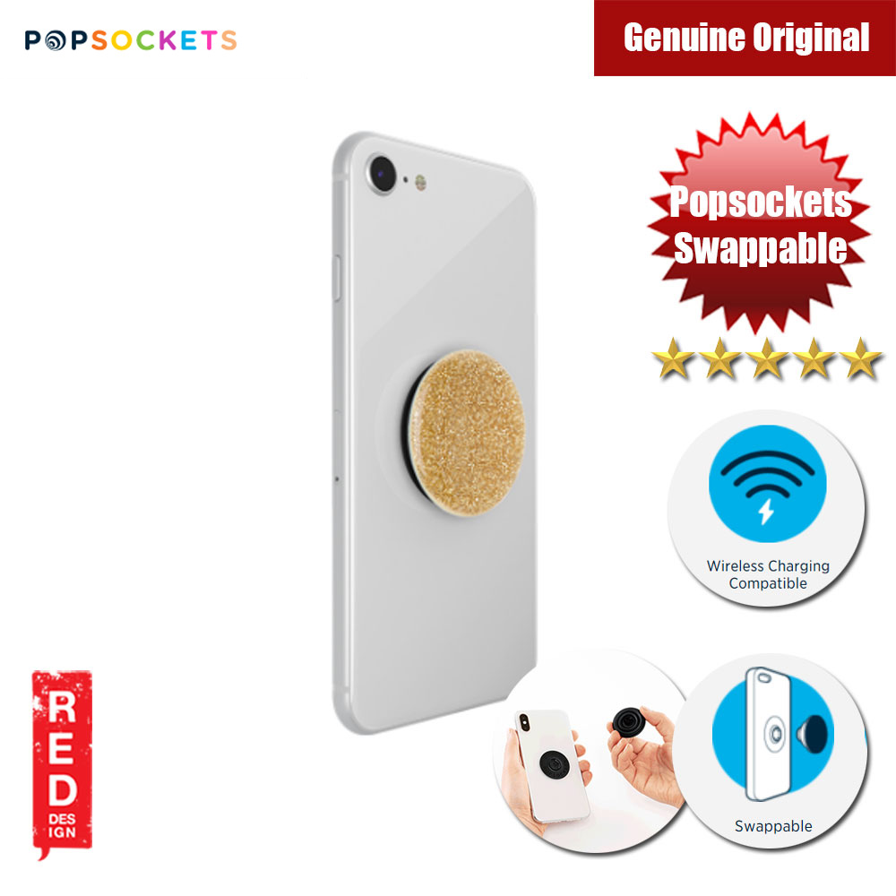 Picture of Popsockets PopGrip Swappable Premium Collection (Glitter Gold)