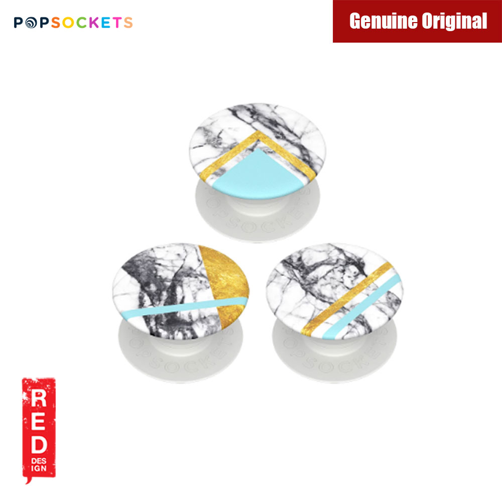 Picture of Popsockets PopMinis Triple (White Marble Glam)