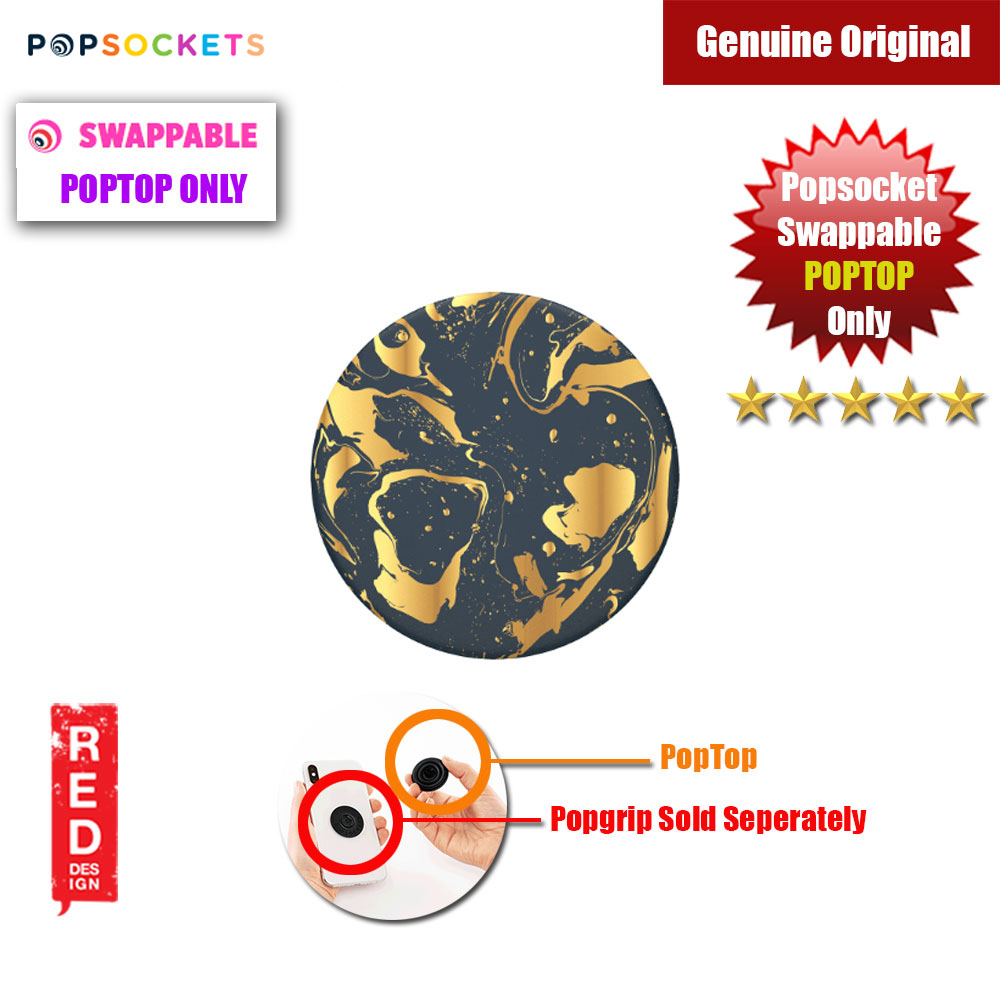 Picture of Popsockets PopGrip Swappable PopTop Only (Gilded Swirl)