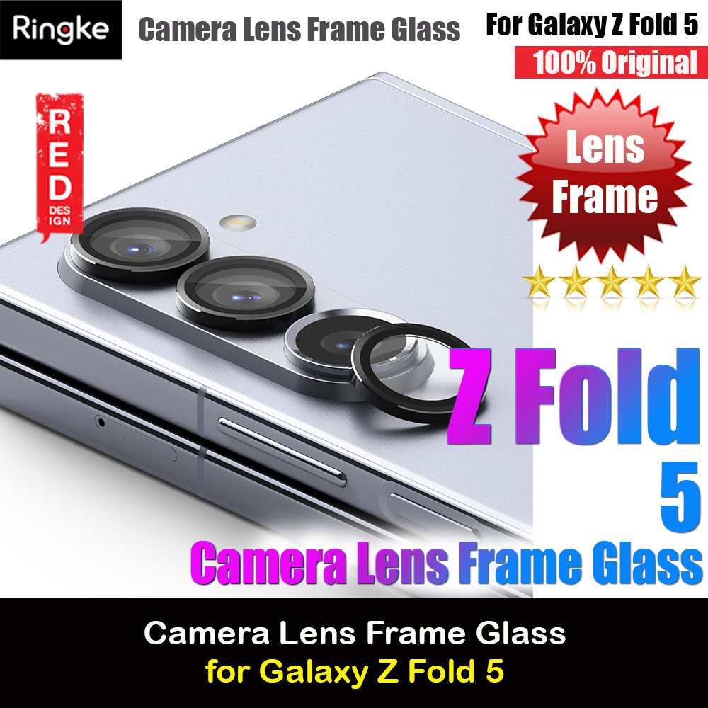 Picture of Samsung Galaxy Z Fold 5  | Ringke Full Cover Tempered Glass Camera Lens Protector Glass for Samsung Galaxy Z Fold 5 (2pcs Pack)
