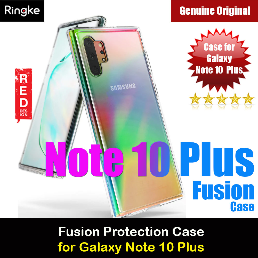 Picture of Samsung Galaxy Note 10 Plus Case | Ringke Fusion Protection Case for Samsung Galaxy Note 10 Plus (Clear)