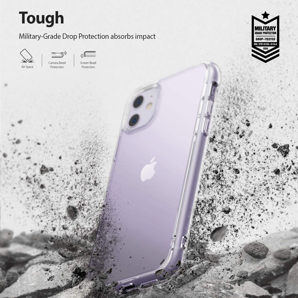 Picture of Apple iPhone 11 6.1  | Ringke Fusion Extreme Tough Protection for Apple iPhone 11 (Clear)