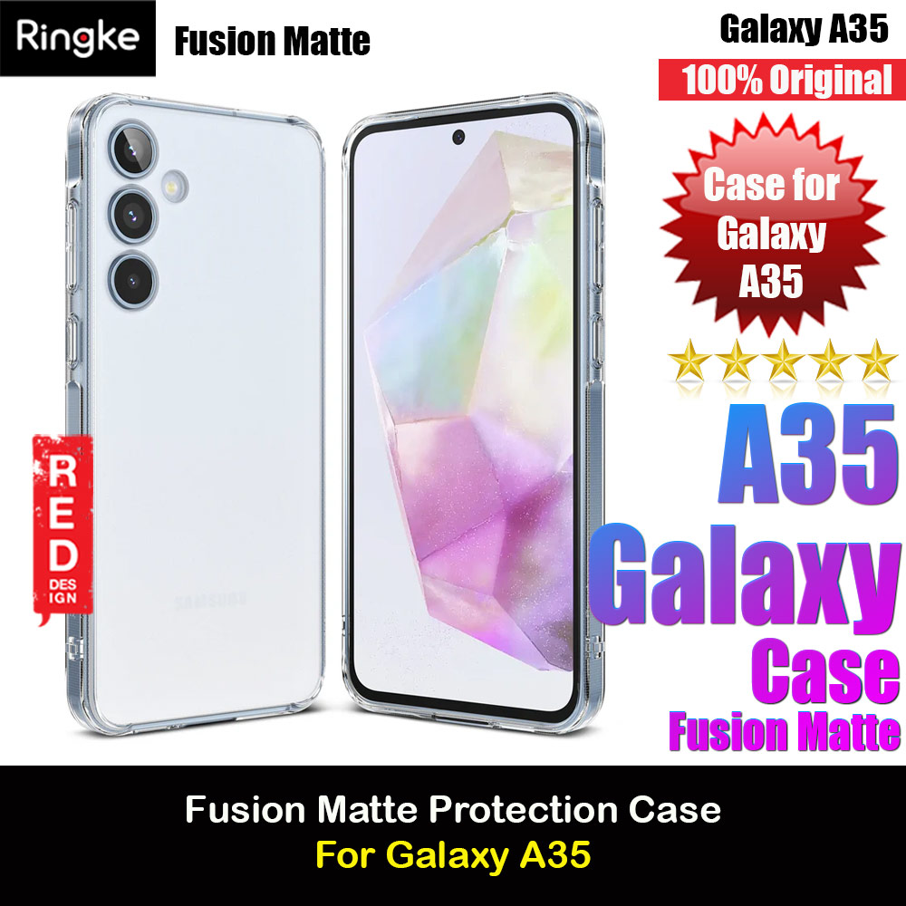 Picture of Samsung Galaxy A35 Case | Ringke Fusion Drop Protection Case for Samsung Galaxy A35 Case (Clear)