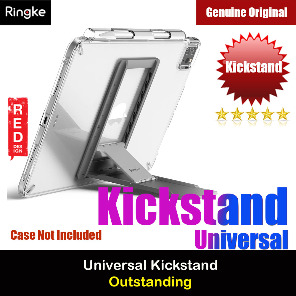 Picture of Ringke Outstanding Universal Kickstand Stick On Tablets Stand for iPad iPad Air (Dark Gray)