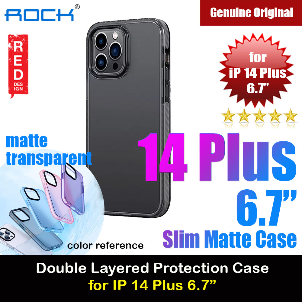 Picture of Apple iPhone 14 Plus 6.7 Case | Rock Armor Shield Thin Matte Anti Finger Print Drop Protection Case For for iPhone 14 Plus 6.7 (White)