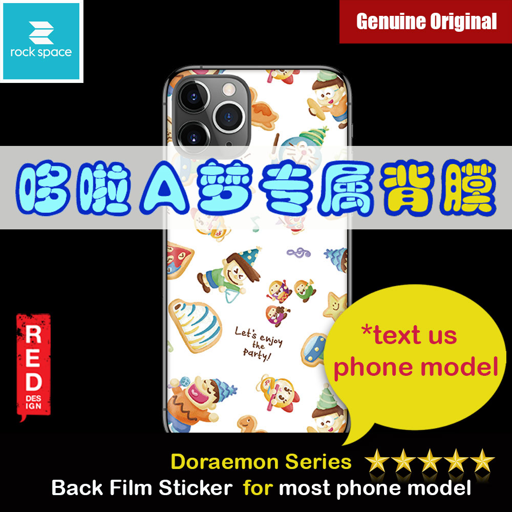 Picture of Apple iPhone 11 6.1  | Rock Space Custom Made for All Phone Model Doraemon Series Back Film Protector Sticker for Any Phone Model (Doraemon 007)