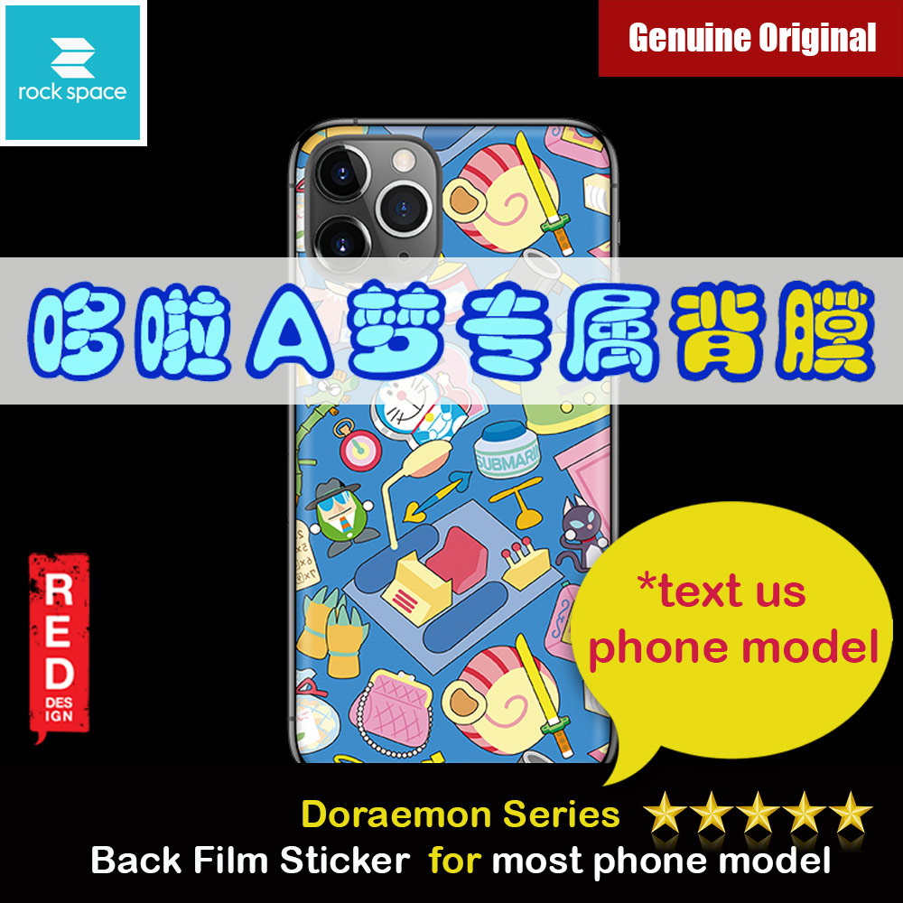Picture of Apple iPhone 11 6.1  | Rock Space Custom Made for All Phone Model Doraemon Series Back Film Protector Sticker for Any Phone Model (Doraemon 006)