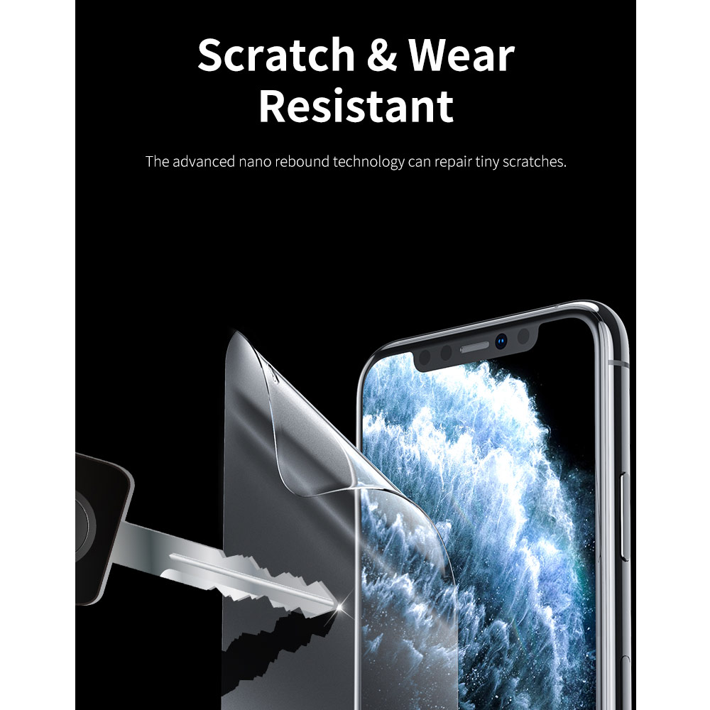 Picture of Apple iPhone 11 6.1 Screen Protector | Rock Space Custom Made Crack Proof Explosion Proof Flexible TPU Soft Screen Protector for Any Phone Model (Matte Anti Finger Print Gaming)