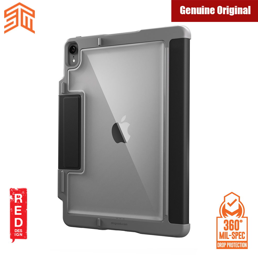 Picture of Apple iPad Pro 11.0 2018 Case | STM Dux Plus Military Grade Drop Protection Flip Cover Case for Apple iPad Pro 11 2018 (Black)