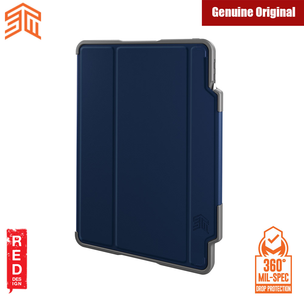 Picture of Apple iPad Pro 11.0 2018 Case | STM Dux Plus Military Grade Drop Protection Flip Cover Case for Apple iPad Pro 11 2018 (Midnight Blue)