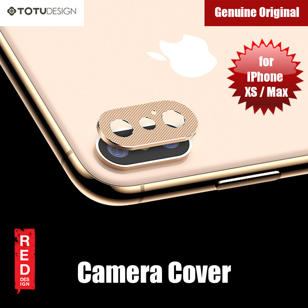 Picture of Apple iPhone X  | Totu Series Camera Lens Cover for iPhone XS iPhone XS Max (Black)
