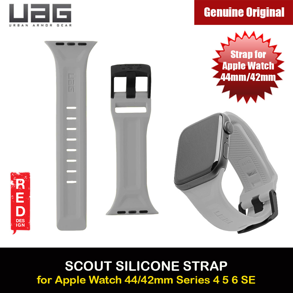 Picture of UAG Scout Silicone Watch Strap for Apple Watch 42mm 44mm Series 4 Series 5 Series 6 Series SE(Egg Plant)